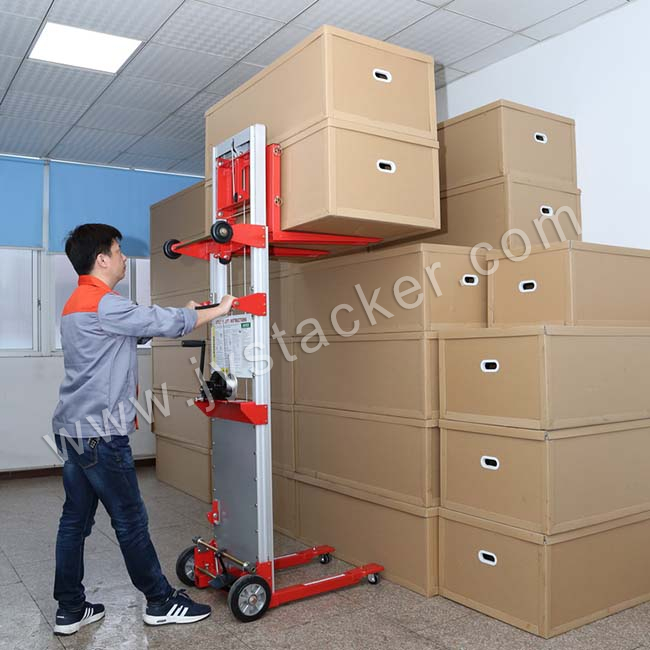 Manual Material Lift with Standard Legs 