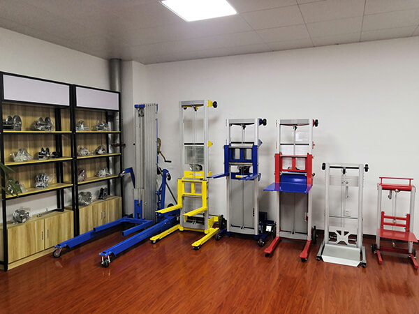all kinds of aluminum material manual lift